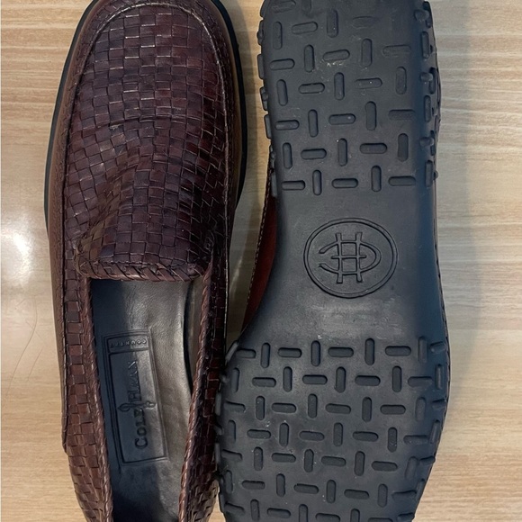 Cole Haan Brown Flats Loafers with Rounded Toe - Picture 7 of 12